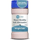 ruved Wright Salt, Fine Himalayan Pink Salt, Finely Ground, 8.4 Ounces | Low Sodium Electrolyte and Mineral Blend for Heart Health with Iodine, Alternative for Cooking, Healthy