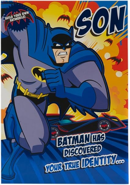 Hallmark Biglietto Di Auguri Per Il 18 Compleanno Del Figlio Motivo Batman Batmobile Amazon It Cancelleria E Prodotti Per Ufficio