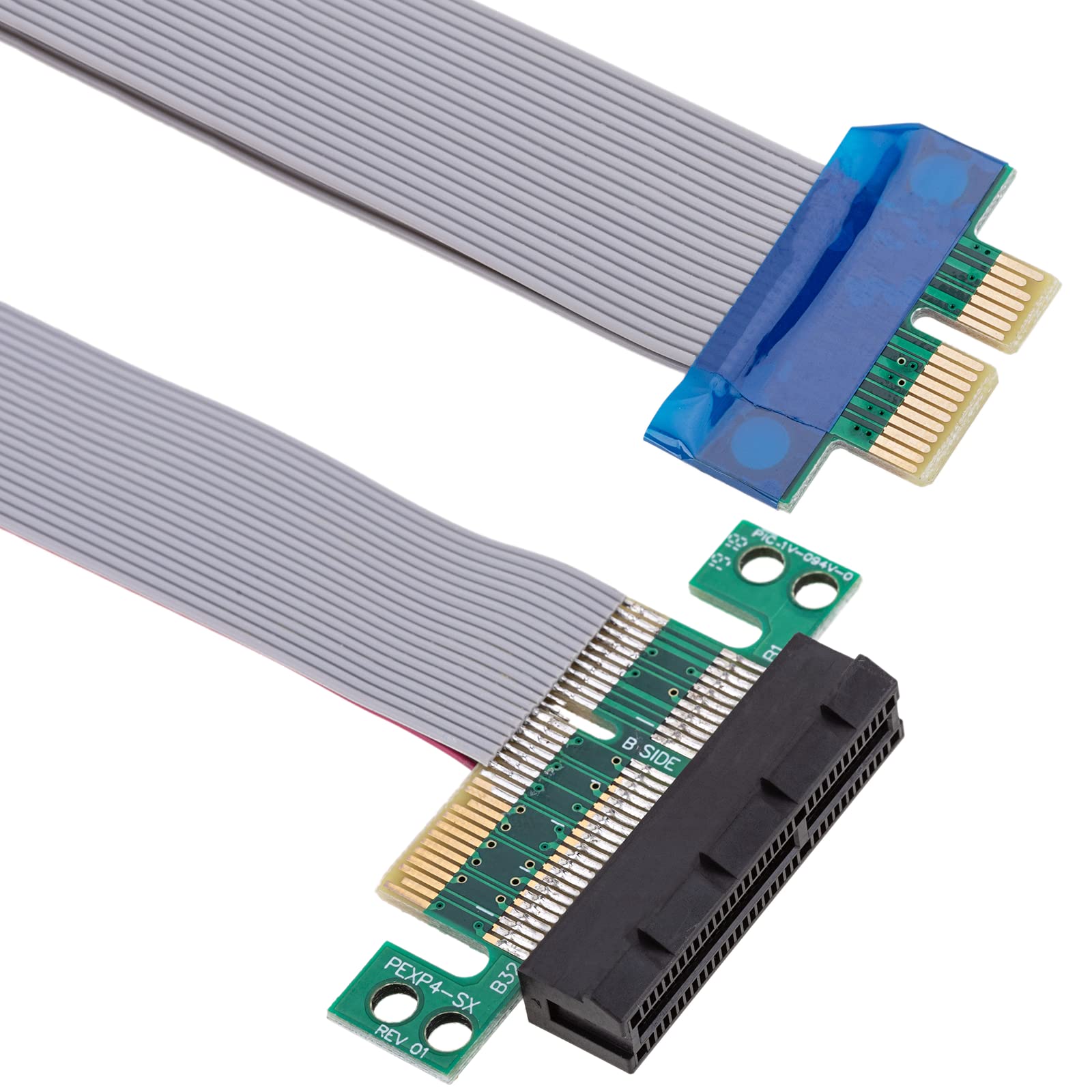 BeMatik - 4X PCIe extension 19cm Cable riser card