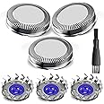 HQ56 Replacement Shaver Heads for HQ3 HQ4 HQ55 HQ6 Compatible with Philips Norelco HQ300 HQ442 HQ916 HS190 HQ6990 Electric Shavers Norelco Replacement Blades HQ56 3 PCs