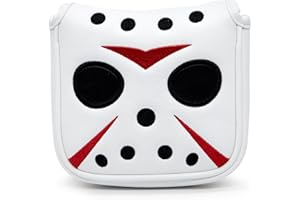 BAIRBRE Golf Club Covers Field Hockey Mask Mallet Putter Covers Driver Cover Fariway Wood Headcover Hybrid Covers 3 Wood Headcover Golf Headcovers for Most Brand