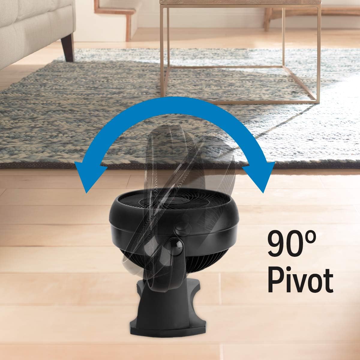 Honeywell HT-900 TurboForce Air Circulator Fan Black,Small: Home & Kitchen