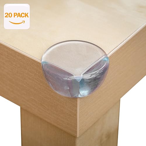 CALISH Safety Corner Protectors Guards (20pcs Large Clear) Table