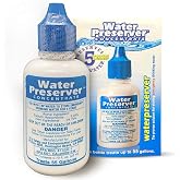 Water Preserver for 55 Gallon Water Tank - Made in USA - Purifies Drinking Water for 5 Years - for Emergency Storage, Rain Collection, Survival Kit, Hurricane &amp; Earthquake