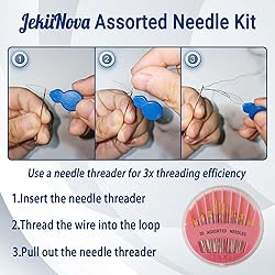 Premium Hand Sewing Needles, 6 Sizes Assorted