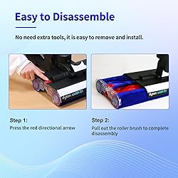 2Pcs Replacement Roller Brushes Compatible with