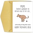 Amazon.com : Funny Mother’s Day Card from Dog, Humorous Mothers Day ...