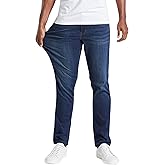 Mugsy Mens Jeans, Classic Fit, Stretch Denim Jeans for Men, Comfortable, 4-Way Stretch, Flexible Pants, Size Up If Needed