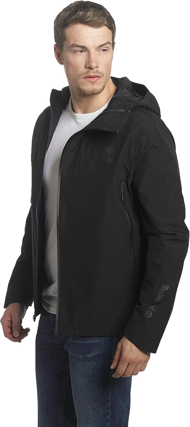 timberland mens hooded shell dryvent jacket