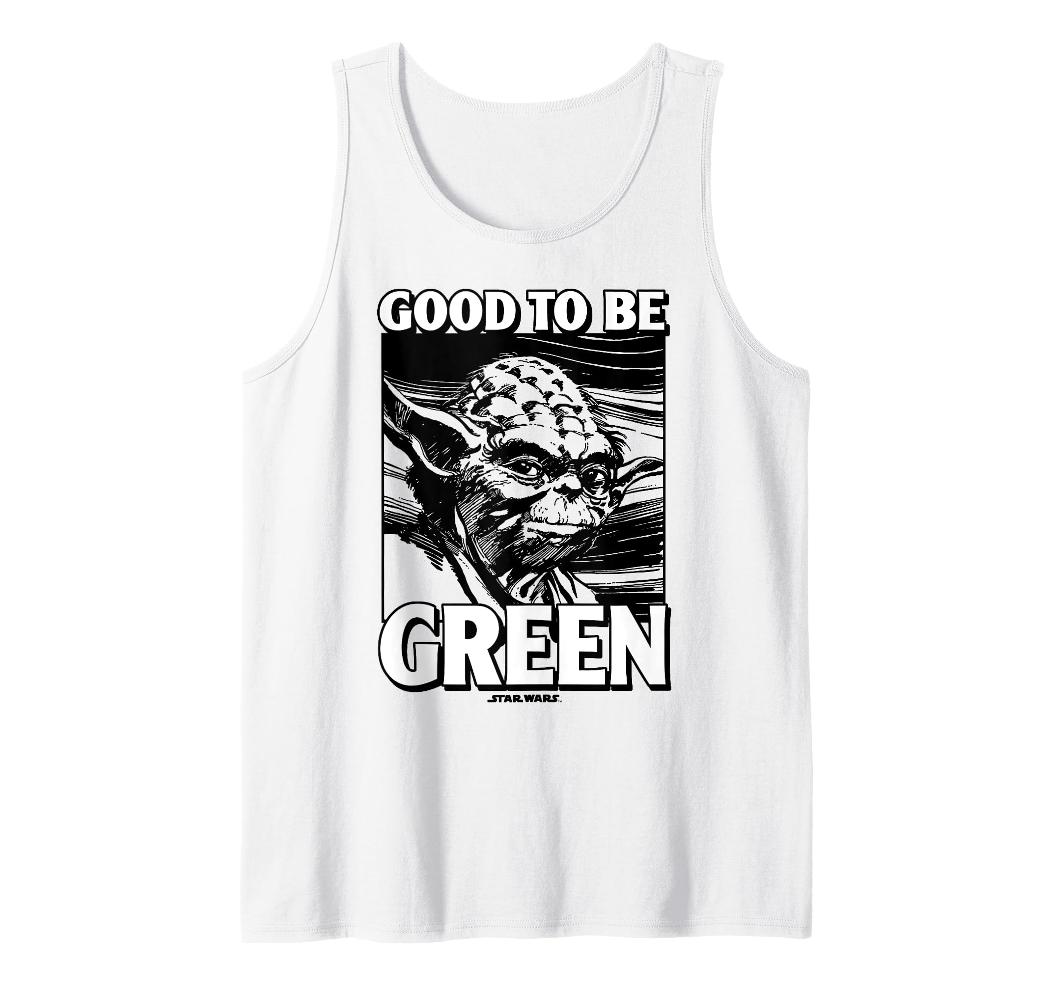 Star Wars Yoda Good To Be Green St. Patrick Tank Top
