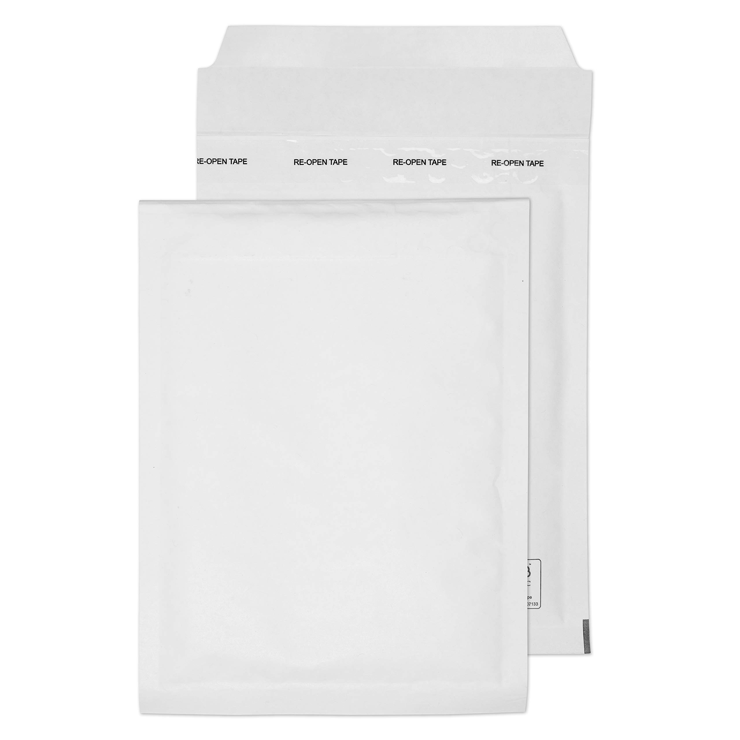 Blake Purely Packaging 215 x 150mm Envelopes Bubble Mailers Padded (C/0) White - Box of 100