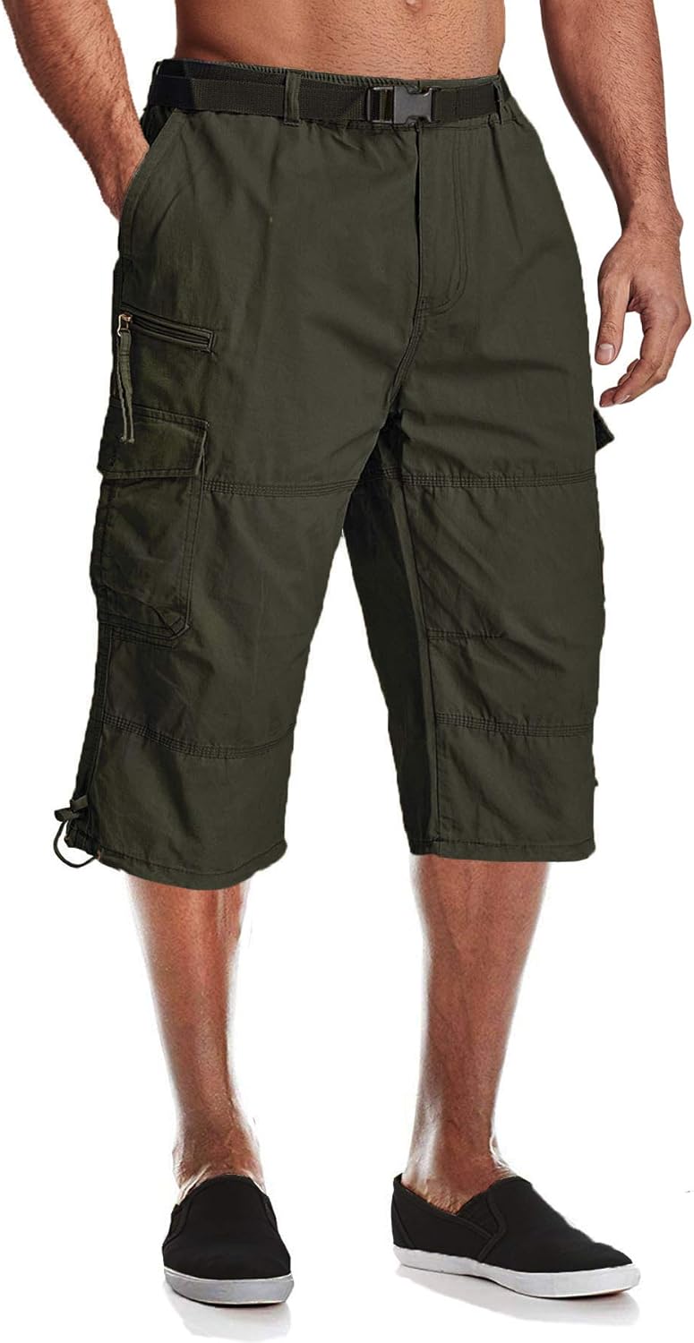 Heren Cargo Shorts 3/4 zomer korte outdoor bermuda korte