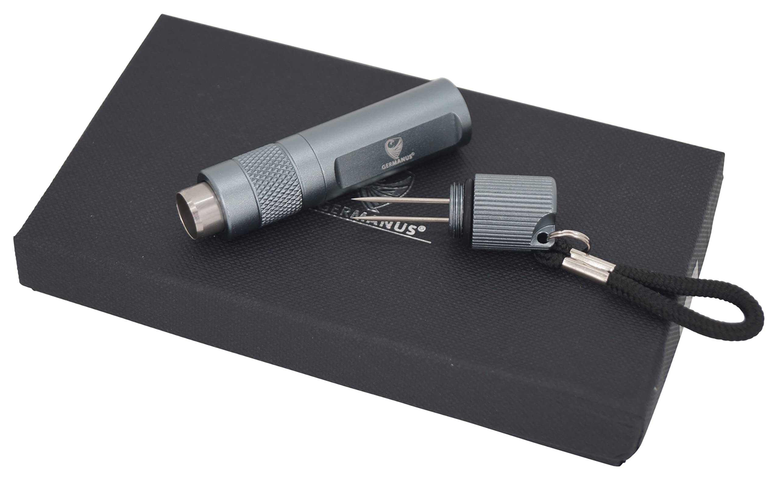 GERMANUS Cigar Multitool with Cigar Cutter, Punch and Draw Enhancement Tool