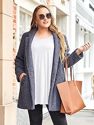 LARACE 3/4 Sleeve Shirts for Women Plus Size Tunic