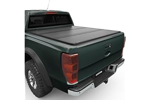 AUTOSAVER88 FRP Hard Tri-fold Truck Bed Tonneau Cover Fits for Ford Ranger 2019 2020 2021 2022 2023 5 ft Bed