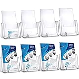 Memorywuu 8 Pack 6x9 Acrylic Brochure Holder with