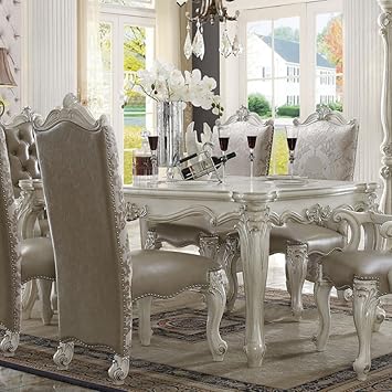 Amazon.com - Acme Furniture Versailles Rectangular Dining Table ...