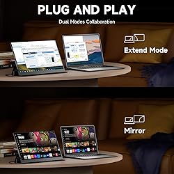 memzuoix 15.6" Portable Monitor 1080P FHD IPS