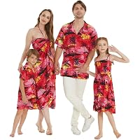 thumbnail image 2 of Matching Hawaiian Luau Party Outfit Set In Sunset Hong Kong 2 of 10