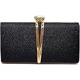Aovtero Evening Bag Clutch Purses Women Wedding Party Bridal Handbag with Chain