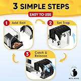 Motel Mouse Humane Mouse Traps Indoor Outdoor No Touch Release Reusable view 4