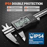 Preciva Digital Vernier Caliper 150mm LCD Stainless Steel Splash Resistant view 4