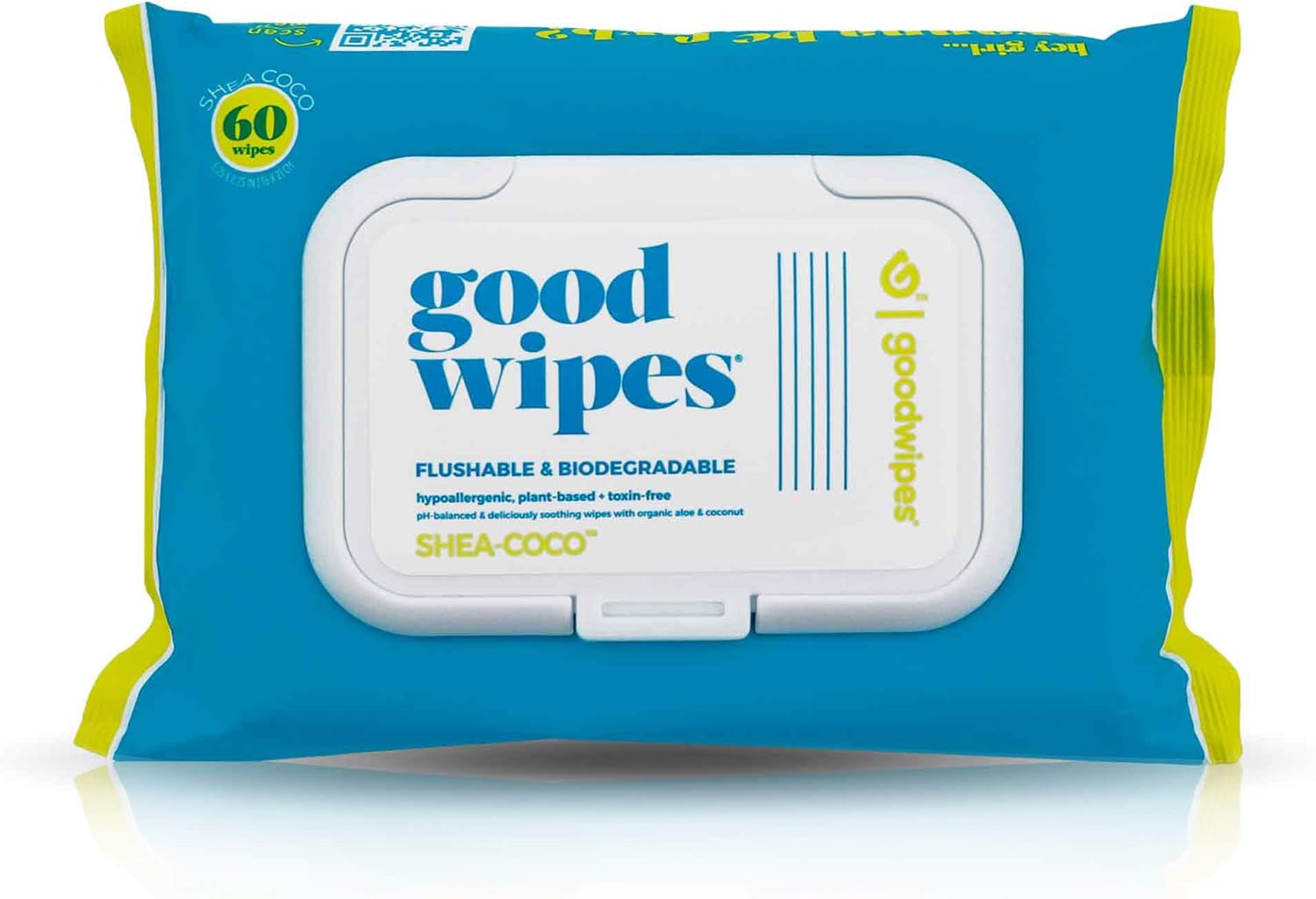 Goodwipes Flushable & Biodegradable Wipes with Botanicals, Dispenser
