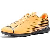 Puma Men's ATTACANTO Turf Trainer Soccer Cleat, Heat Fire-Puma Black, 14