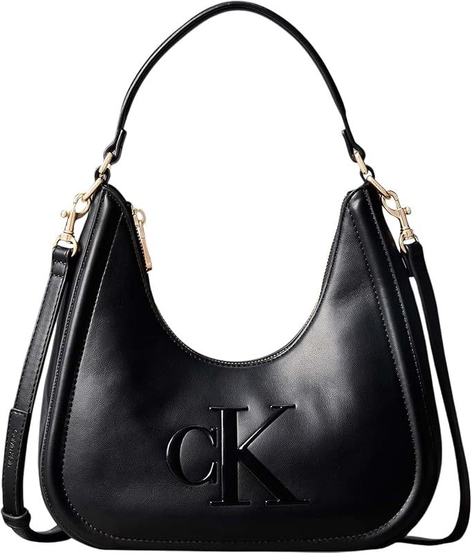 Donna Borsa a Spalla Bold Ck Small con Tracolla, Nero (Black), Taglia Unica — foto 1 di 6