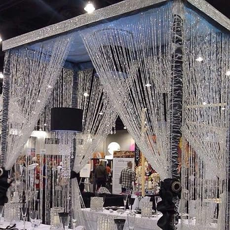 Sevensky 10m Beads Octagonal Crystal Beads Window Door Curtains