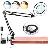 15X&10XMagnifying Glass with Light, Adjustable Arm