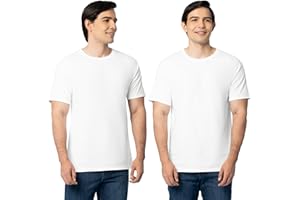 Fruit of the Loom Men's Eversoft Cotton Odor Control & Breathable Moisture Wicking T-Shirts