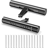 2 Pack Car Essential Oil Diffuser with 15 Refill Sticks, Vent Clip Car Air Freshener & Scent Diffuser for Automotive, Long-La
