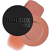 Nudestix STAX All Over Color Blush Balm – Multi-Use Cream Blush for Cheeks, Eyes & Lips with Soft Matte Finish