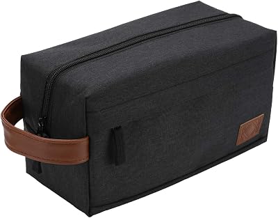 KK Water Resistant Hanging Toiletry Travel Bag – Black 26x12.5x13 cm