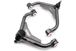 SKUCH 4X4 ACCESSORIES 2-4" Lift Front Upper Control Arm for 2001-2010 Chevy Silverado 2500HD 3500HD,2001-2010 GM Sierra 2500HD 3500HD 2003-2009 Hummer H2, 2-4" Lift Adjustable Control Arms