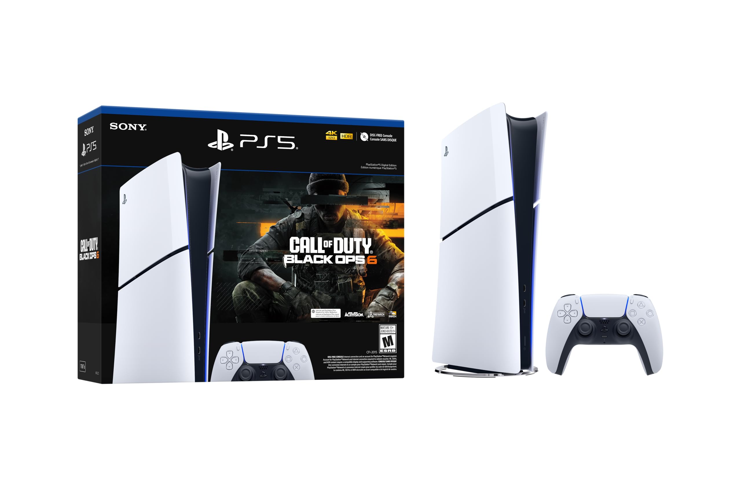 Playstation®5 Digital Edition – Call of Duty®: Black Ops 6 Bundle (grupo de modelos – delgado)