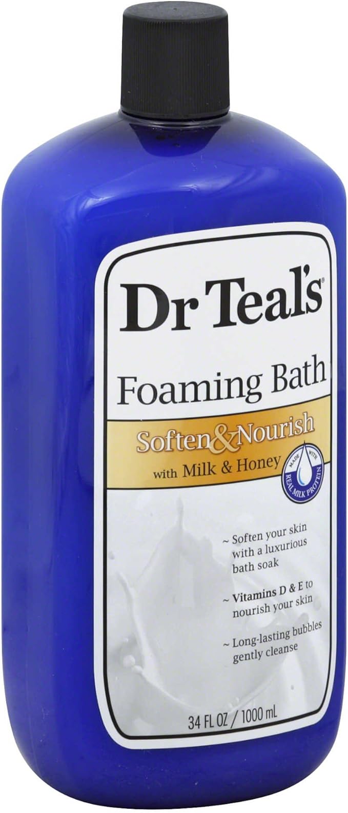 Dr. Teal's Foaming Milk Bath with Milk and Honey, 34 Fluid Ounce by