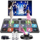 FWFX Dance Mat for TV Games - Wireless Musical Electronic Dance Pad for Kids & Adults, 2-Player Indoor Active Exercise Game for Family Parties, Birthday for Boys and Girls