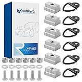 RARAYC 6 PCS Bed Rail Accessories Stainless Steel