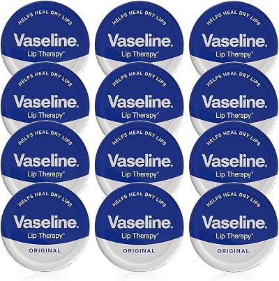 Vaseline Lip Therapy Original 20g 12 Pack Balm Moisturizing Lip Care