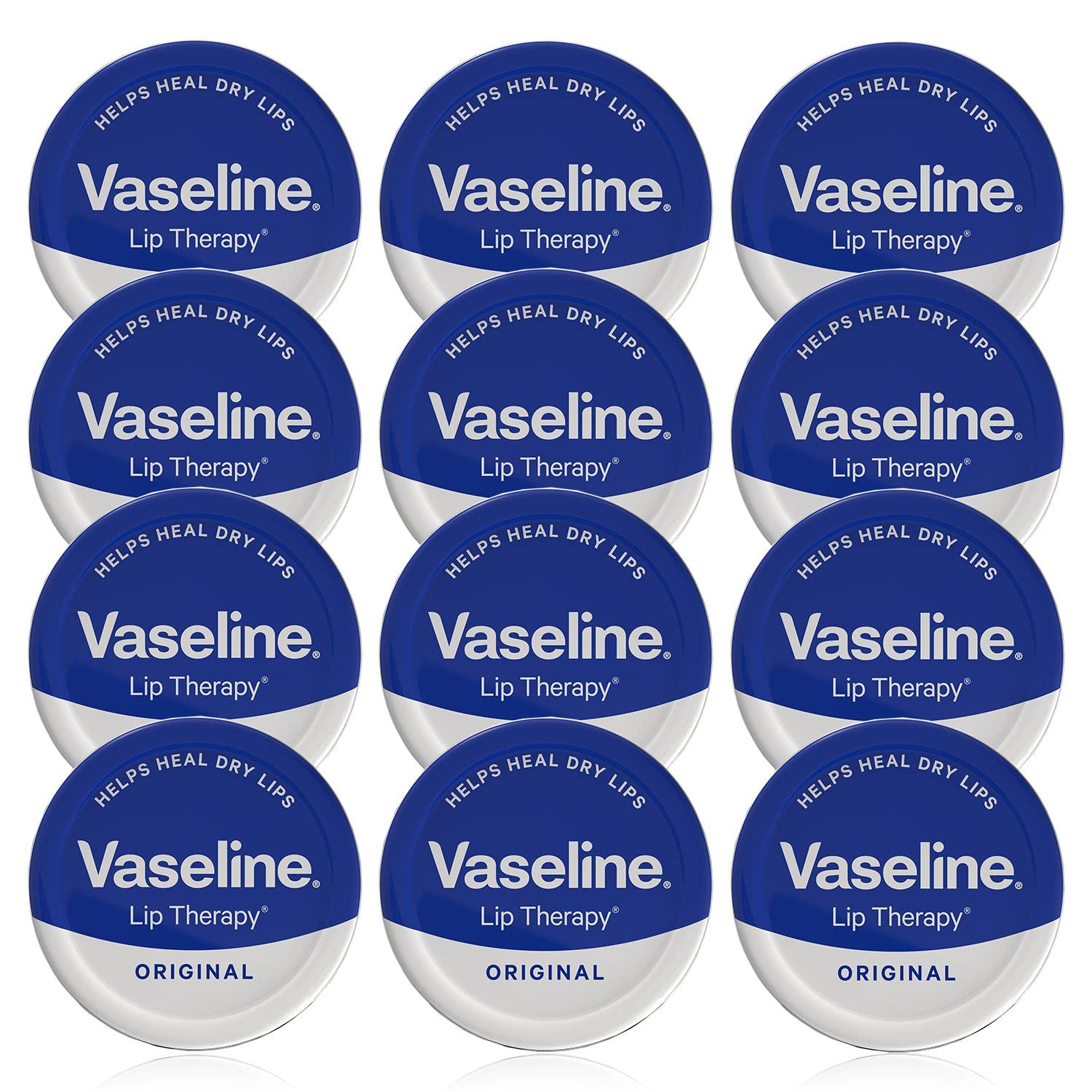Vaseline Lip Therapy Original 20g (Pack of 12)