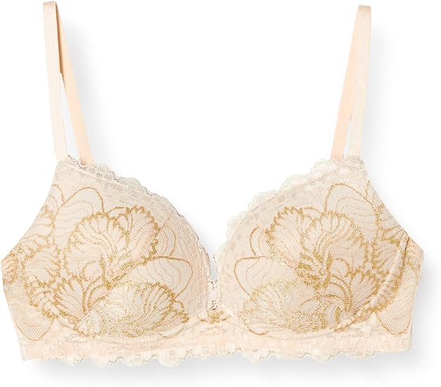 Amazon グンゼ ノンワイヤーブラジャー レース サイドすっきりワイヤレス Tuche Sweet Make Bra Jb60h レディース ブラジャー 通販