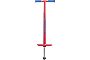NSG Grom Performance Pogo Stick - Ages 5-9 - 40-90 Pounds (Red)