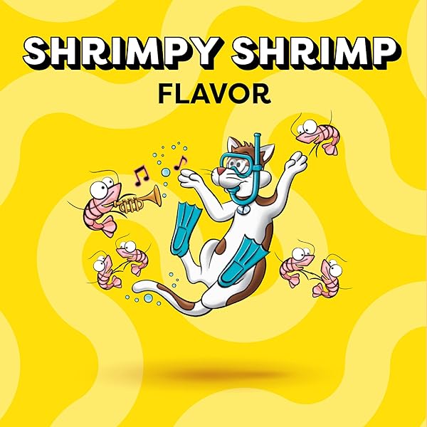 TEMPTATIONS CLASSIC CRUNCHY AND SOFT CAT TREATS, SHRIMPY SHRIMP FLAVOR, 6.3 OZ. POUCH