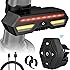 Kit Clignotant LED Pour Casque Moto - Sans Fil - Arrêt De Frein Intelligent - Noir