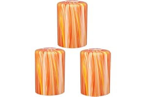 KARYFINE 3P Cylinder Glass Lampshade Replacement for Bathroom Vanity Light 1.65in fitter Handblown Art Glass Light Shade Cover Fixture for Chadelier Wall Sconce Ceiling Fan Pendant Light Shade