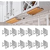 Aogigigio Under Cabinet Cutting Board Holder - 12 Pcs Pot Lid Organizer for Cabinet Cutting Board Holder Rack Storage Stainless Steel Under Shelf Counter Chopping Board Holder