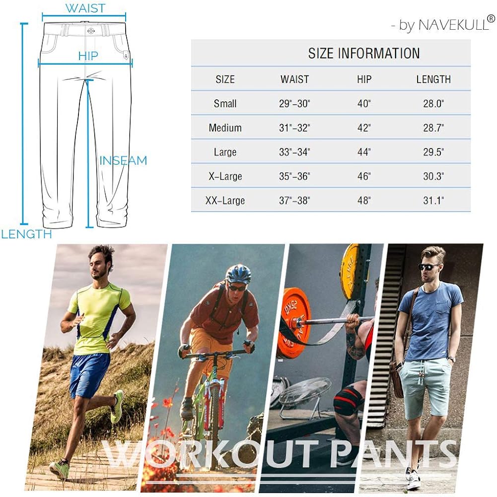 NAVEKULL Men's Bodybuilding Sports Jogger Pants Cotton Elastic Fitness Casual Workout Sweatpant: Clothing