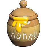 Disney SAN2883 Winnie the Pooh Honey Pot Canister Storage Container, Candy Container, Height 5.3 inches (13.5 cm), Winnie the Pooh Goods, Miscellaneous Goods, Interior, Tableware